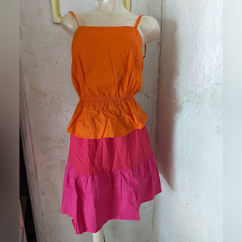 Color block mini dress - Picture 4 of 5